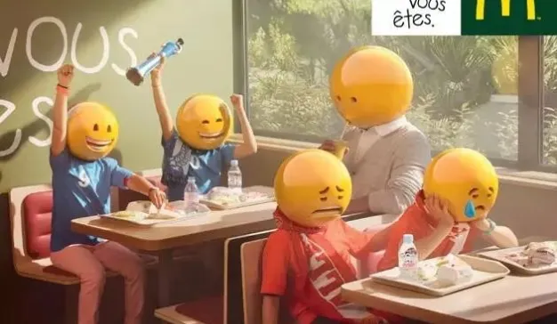 拒绝高冷，麦当劳法国推出全新Emoji表情广告，拉近消费者距离