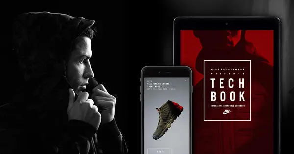 Nike推出时尚指南app Nike Tech Book，兼具互动与购物功能