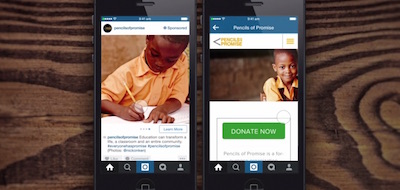 Instagram 新广告形式，帮助用户点击了解更多或完成支付