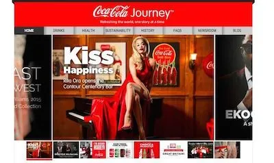 可口可乐（英国）更新官网，在丰富内容的呈现之上突出互动
