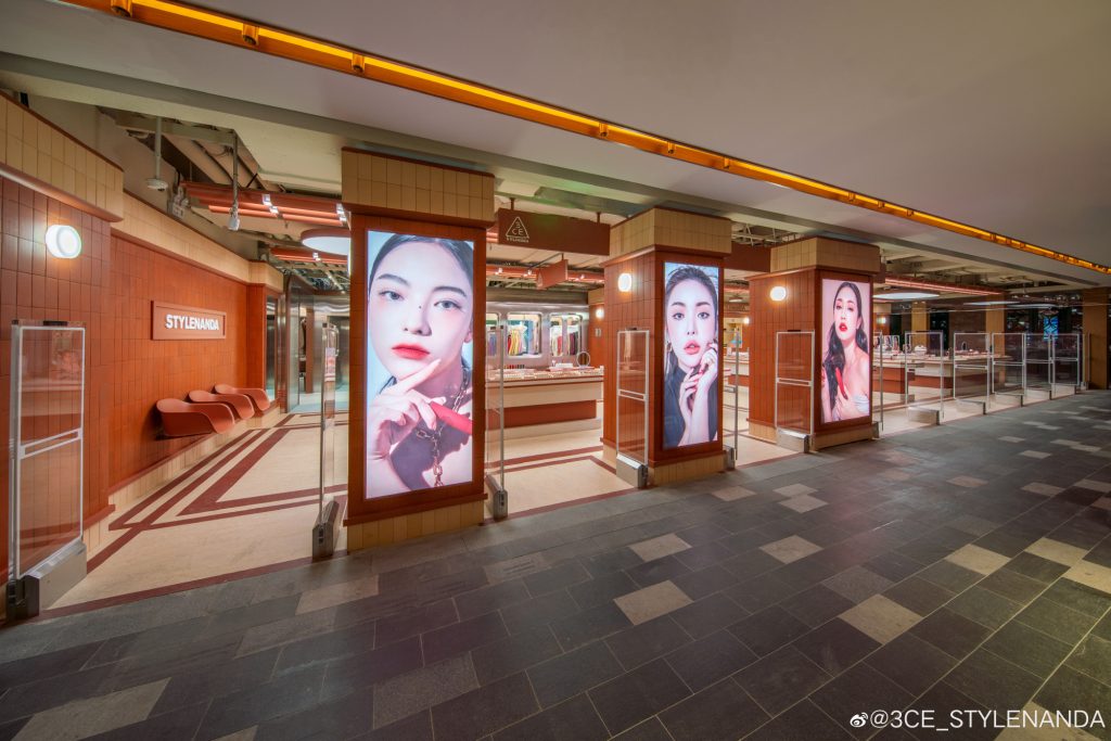 欧莱雅旗下美妆品牌3CE上海旗舰店正式开业