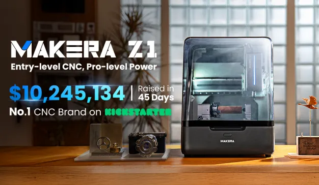 消费级CNC领军企业造物时代45天海外众筹超7200万