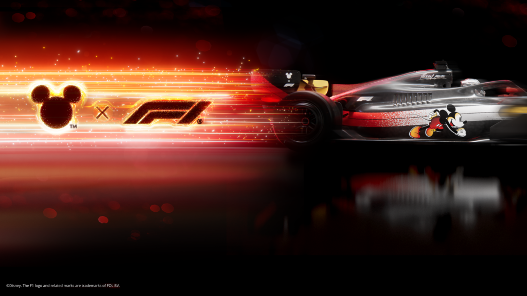 迪⼠尼 x FORMULA 1®“奇速全开”驰骋上海 ⽶奇和⽶妮全新赛⻋主题形象全球⾸次亮相